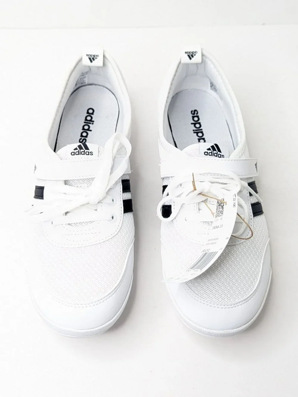 Adidas Diona 2.0 Lightweight Sneakers White Black Womens 8.5